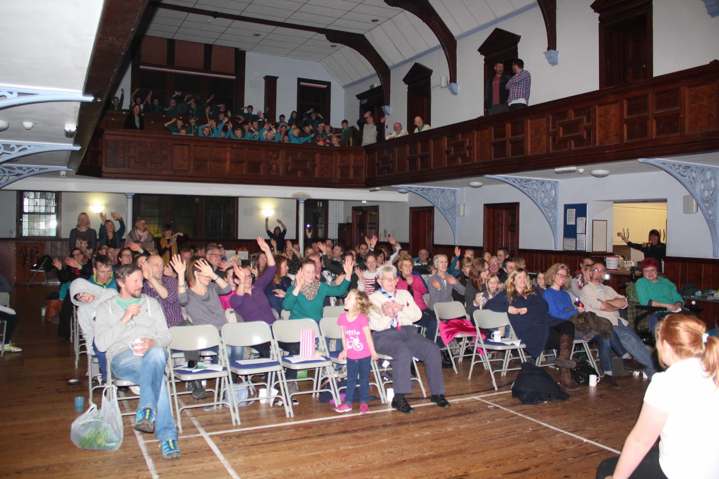 A packed hall for the Gang Show.