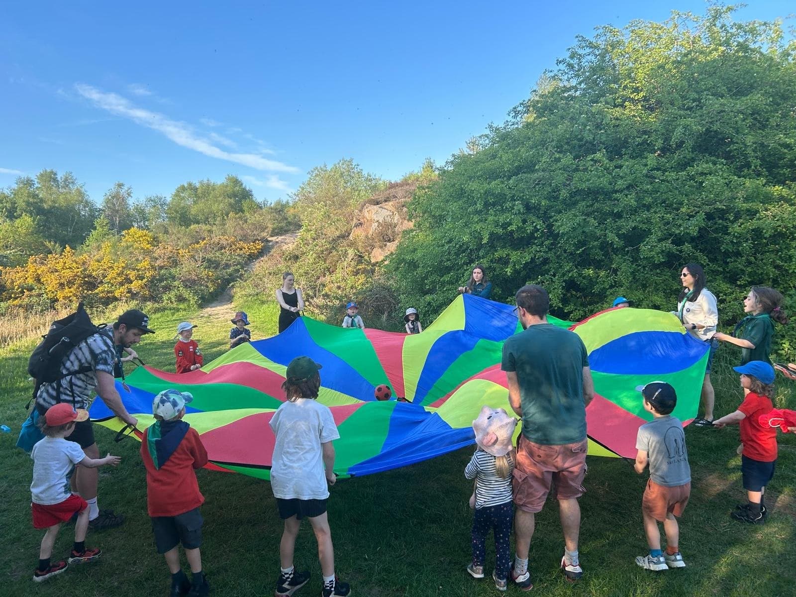 Parachute games
